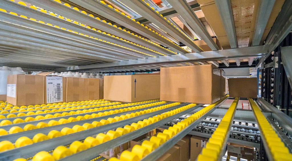 Protočni regali za kutije Protočni regali za kutije