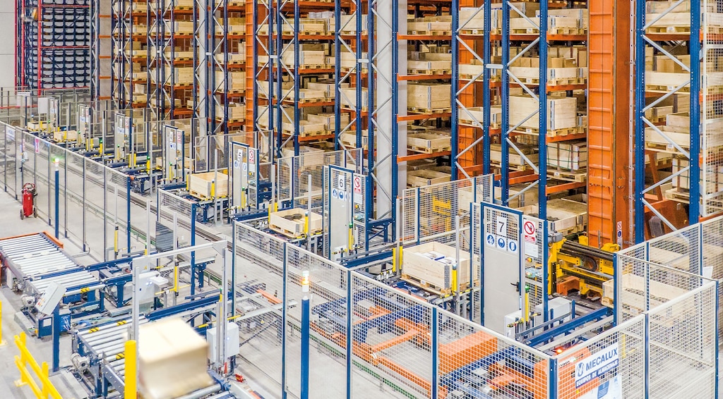 Automatska trostrana visokoregalna dizalica Automatska trostrana visokoregalna dizalica