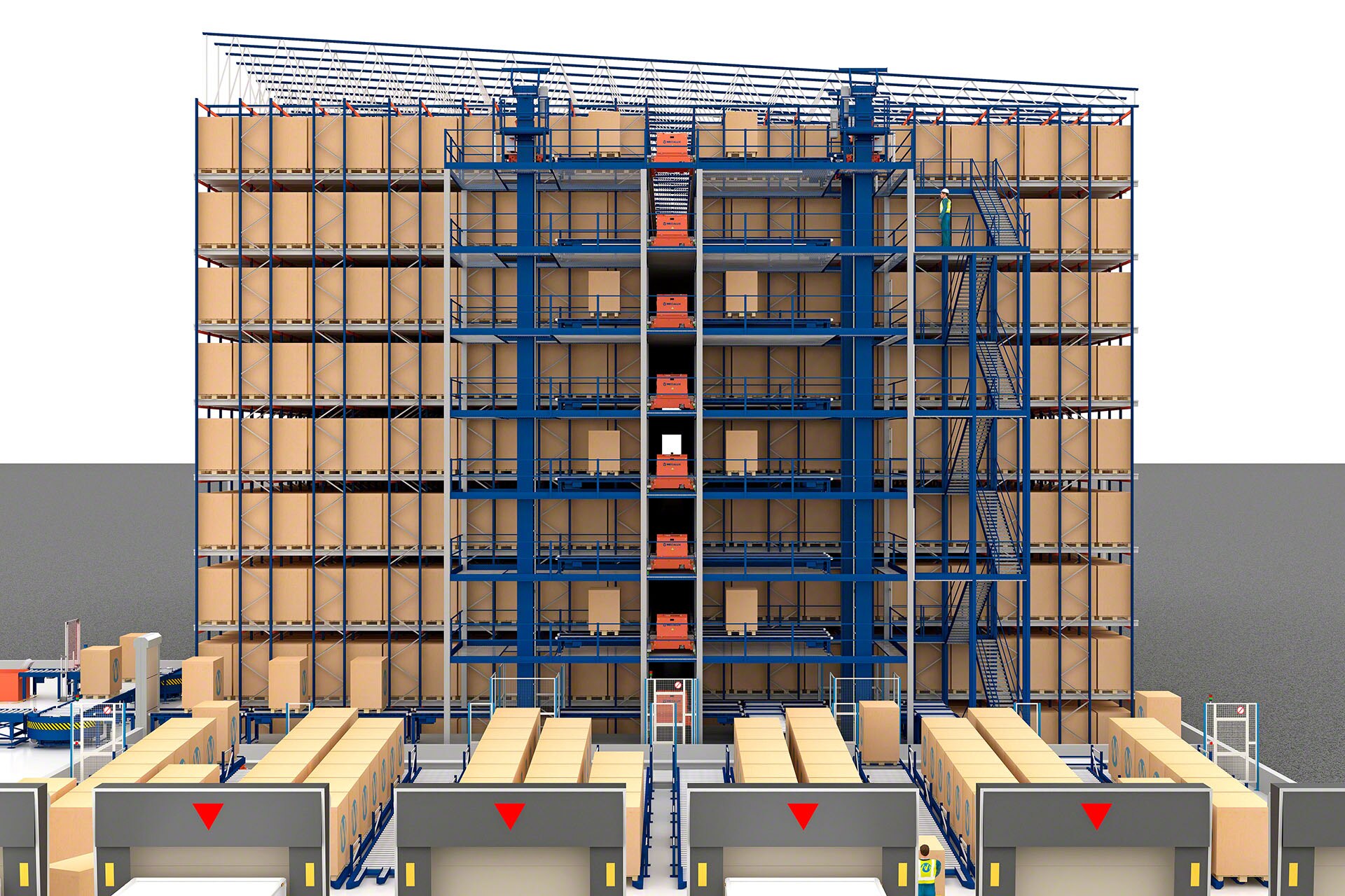 Automatizirani sustav Pallet Shuttle - Mecalux.hr