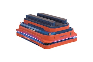 AMR 1500 s platformom za podizanje može prenositi teret s platformi ili transportnih traka