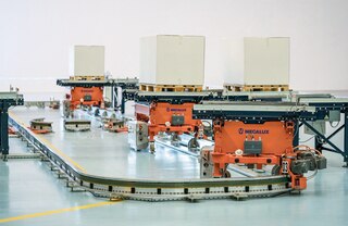 Elektrificirani jednotračni sustav automatizira interne tokove paleta