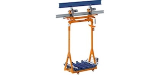 Stropna kolica kreću se duž tračnice pričvršćene za strop objekta