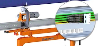 Stropne tračnice montiraju se na strop skladišta ili drugu podignutu konstrukciju